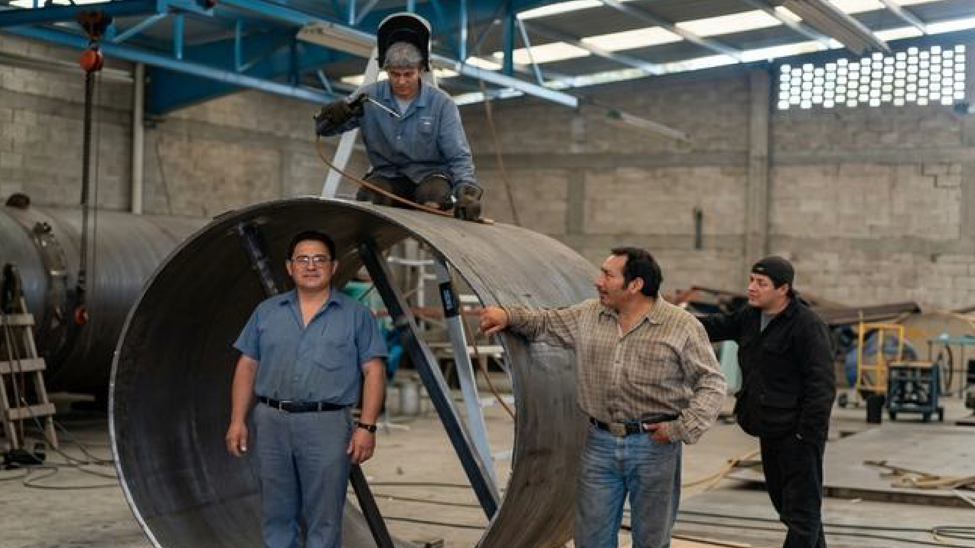 Fabricación de tanques industriales por SERINYCO